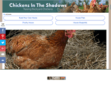 Tablet Screenshot of chickensintheshadows.com